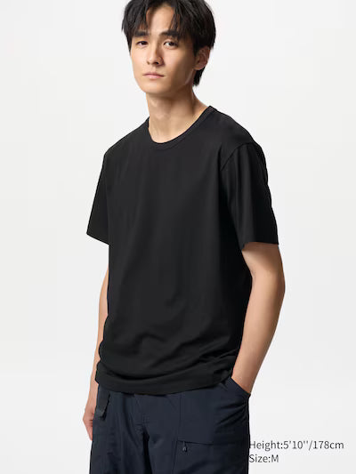 T-Shirt AIRism Cotone Girocollo