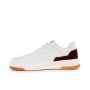 Sneakers uomo bianche da basket con dettaglio laterale